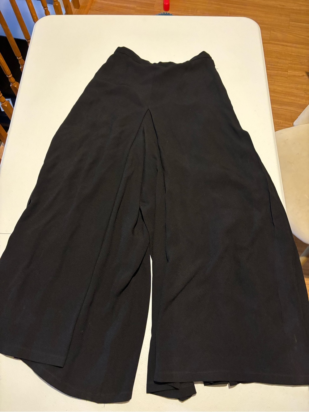 Vintage Sonia Rykiel Paris Black Wide Led Culotte Pants Made in France